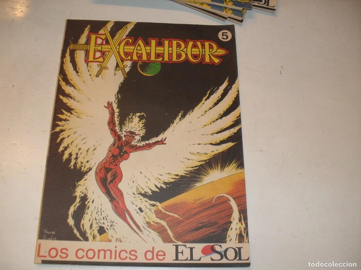 Tebeos: LOS COMICS DE EL SOL 5 CON EXCALIBUR,DE ALAN DAVIS,(DE 45).EL SOL,1990 - Foto 1