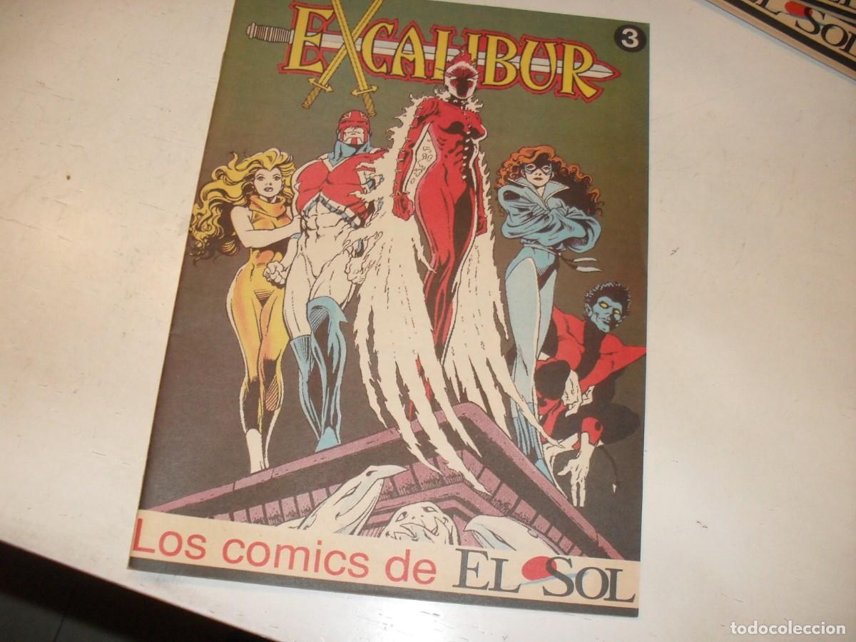 Tebeos: LOS COMICS DE EL SOL 3 CON EXCALIBUR,DE ALAN DAVIS,(DE 45).EL SOL,1990 - Foto 1