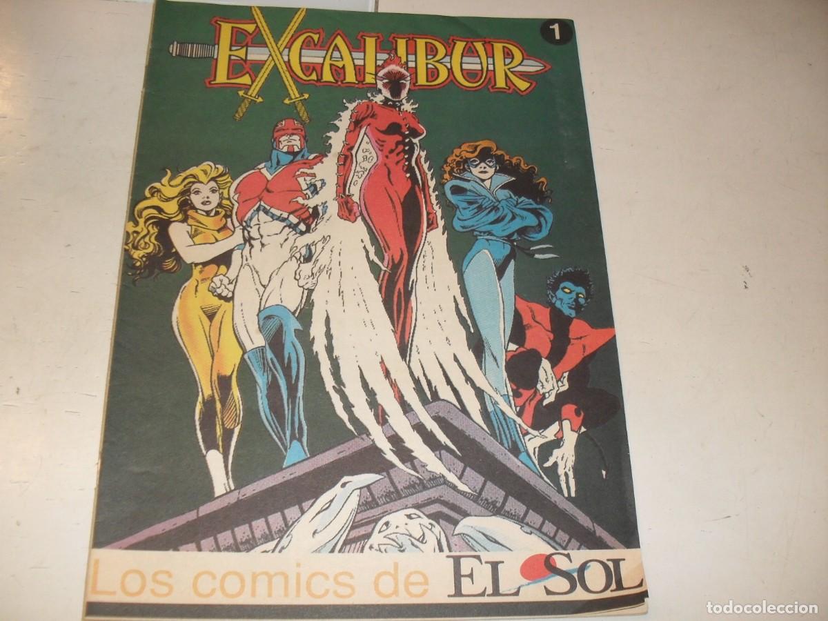 Tebeos: LOS COMICS DE EL SOL 1,EL PRIMERO,CON EXCALIBUR,DE ALAN DAVIS,(DE 45).EL SOL,1990 - Foto 1