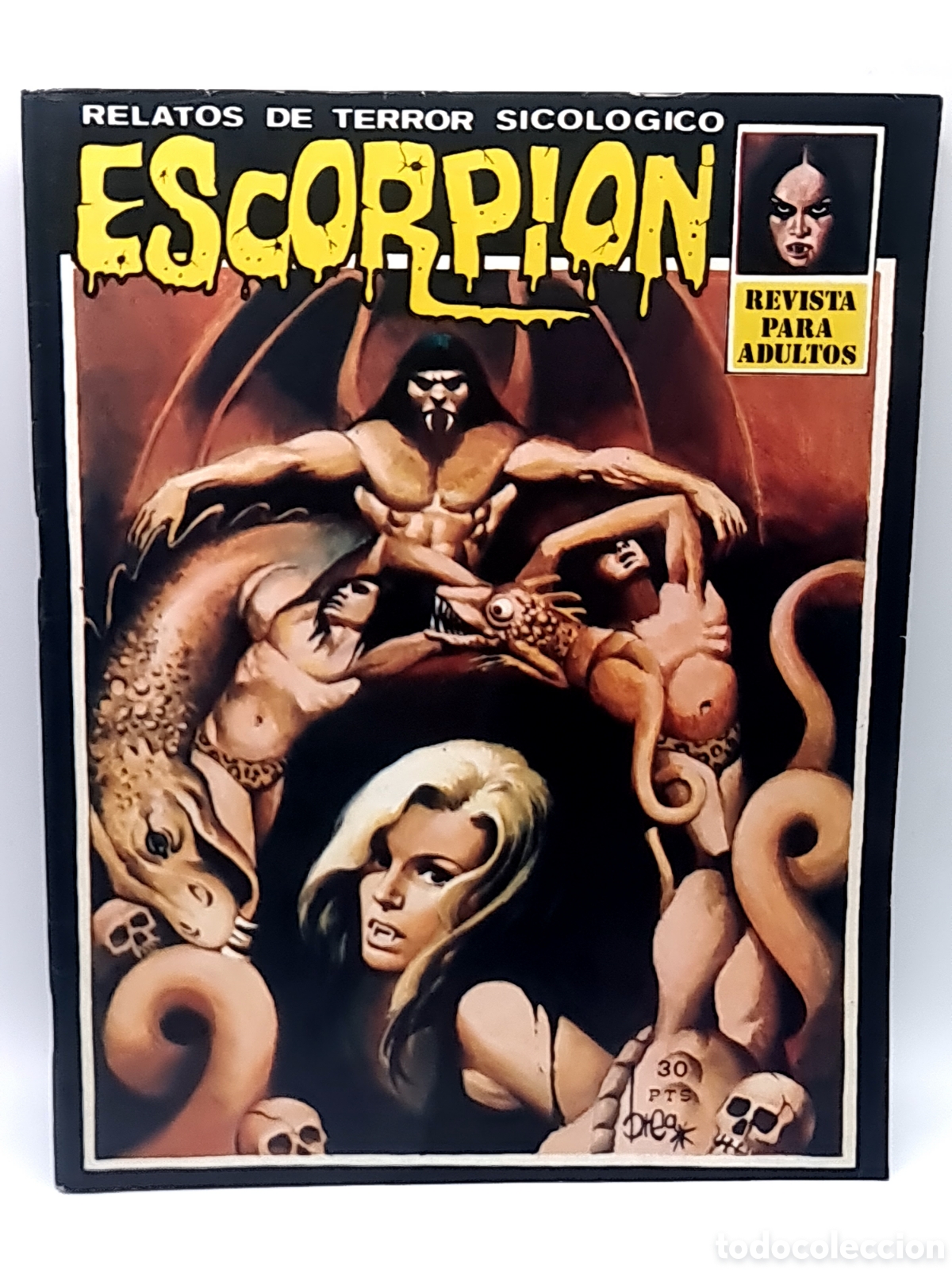 Tebeos: EXCELENTE ESTADO ESCORPION 12 EDITORIAL VILMAR GRAPA COMICS TERROR - Foto 1