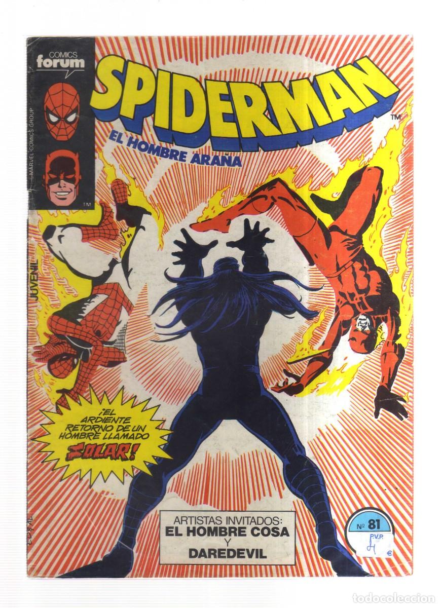 Tebeos: SPIDERMAN EL HOMBRE ARA&Ntilde;A FORUM N,81 - Foto 1