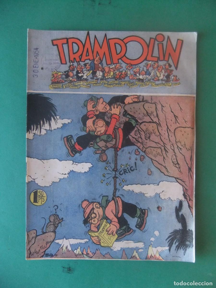 Tebeos: TRAMPOLIN 3&ordf; EPOCA N&ordm; 67 A&Ntilde;O 1954 ORIGINAL - Foto 1