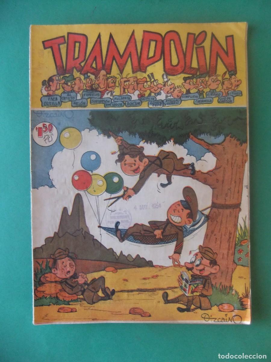 Tebeos: TRAMPOLIN 3&ordf; EPOCA N&ordm; 74 A&Ntilde;O 1954 ORIGINAL - Foto 1