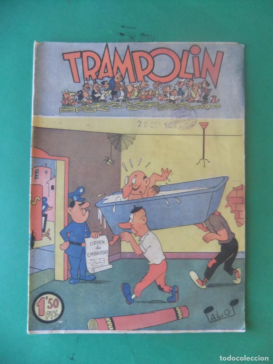 Tebeos: TRAMPOLIN 3&ordf; EPOCA N&ordm; 61 A&Ntilde;O 1954 ORIGINAL - Foto 1