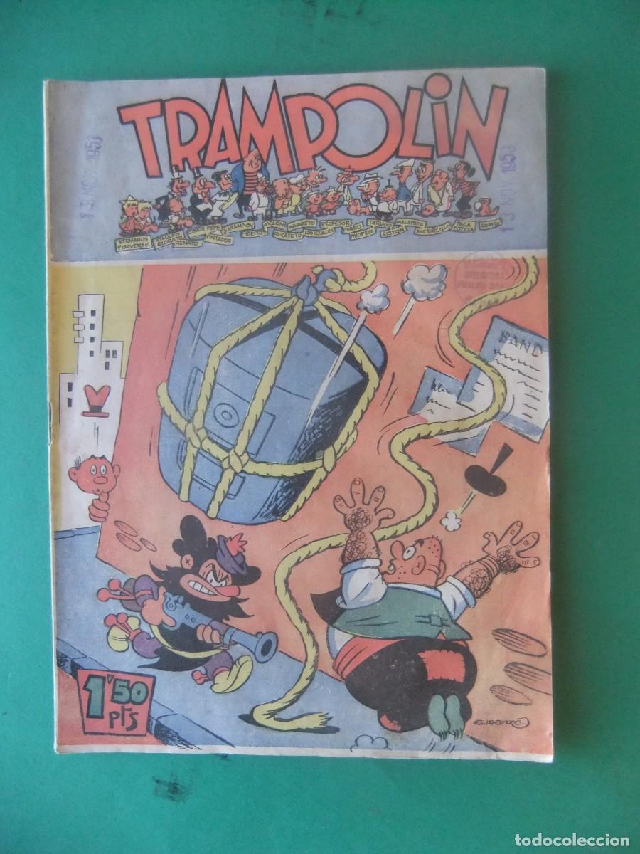 Tebeos: TRAMPOLIN 3&ordf; EPOCA N&ordm; 62 A&Ntilde;O 1954 ORIGINAL - Foto 1