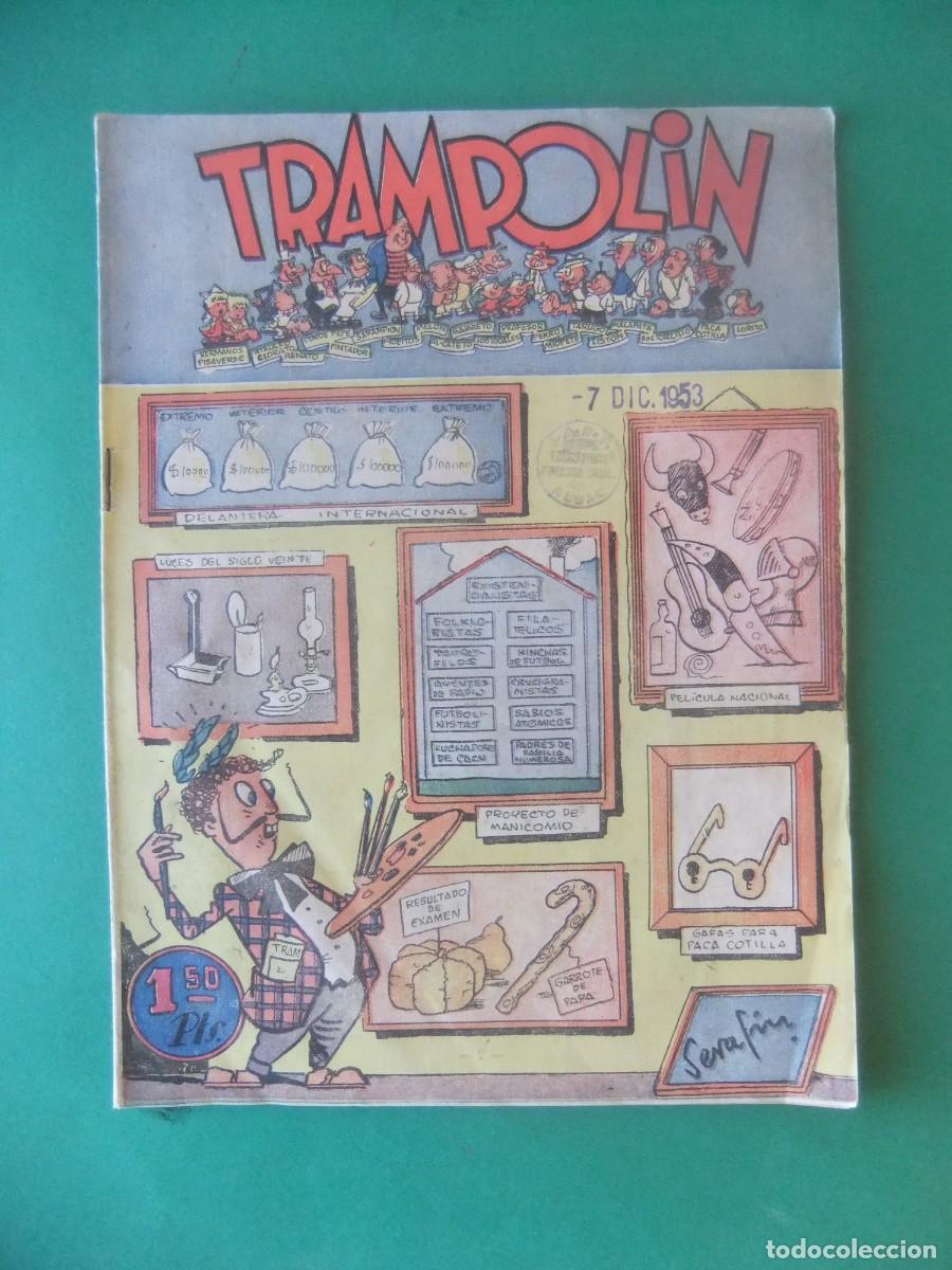 Tebeos: TRAMPOLIN 3&ordf; EPOCA N&ordm; 63 A&Ntilde;O 1954 ORIGINAL - Foto 1