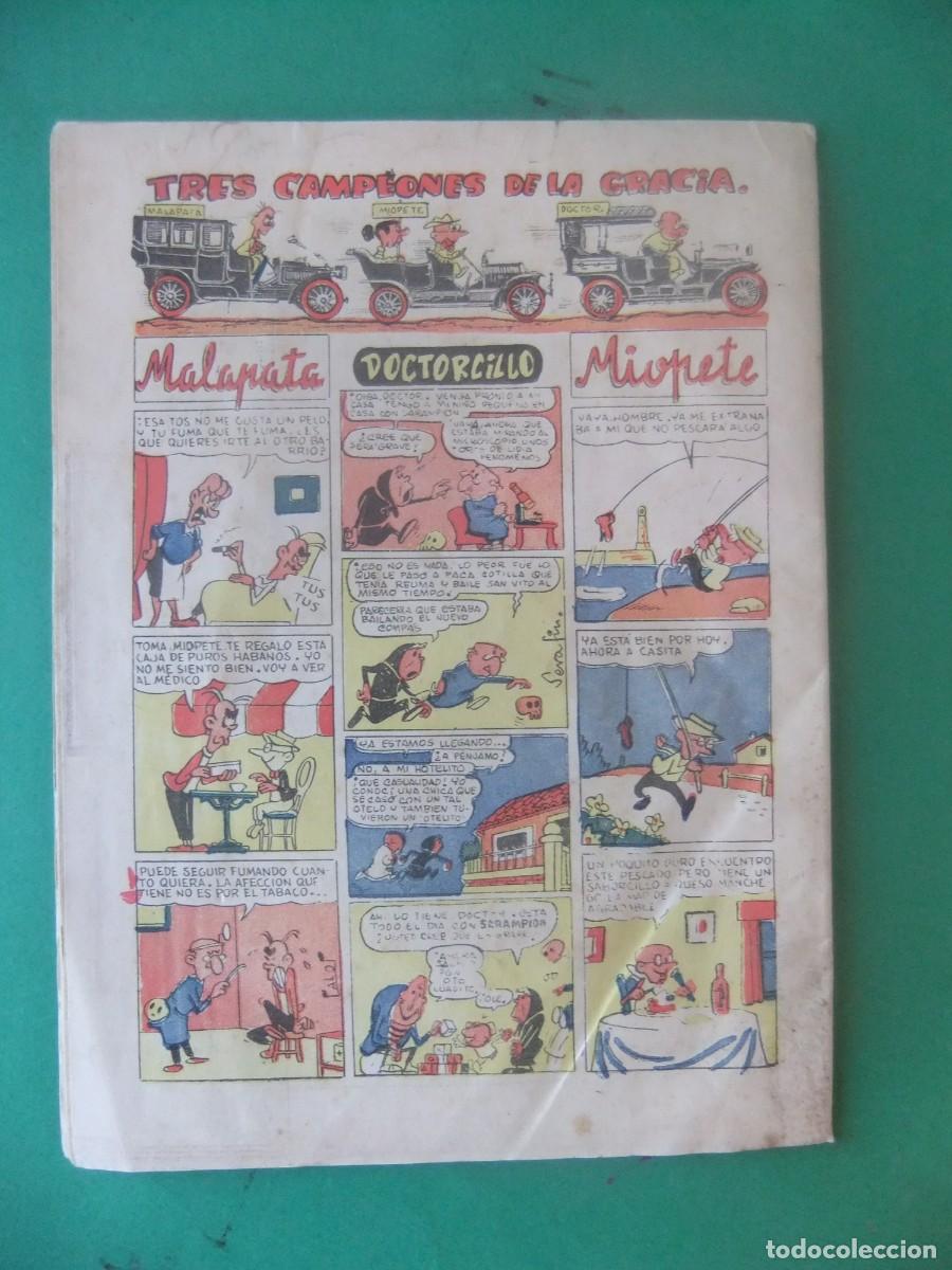 Tebeos: TRAMPOLIN 3&ordf; EPOCA N&ordm; 63 A&Ntilde;O 1954 ORIGINAL - Foto 2