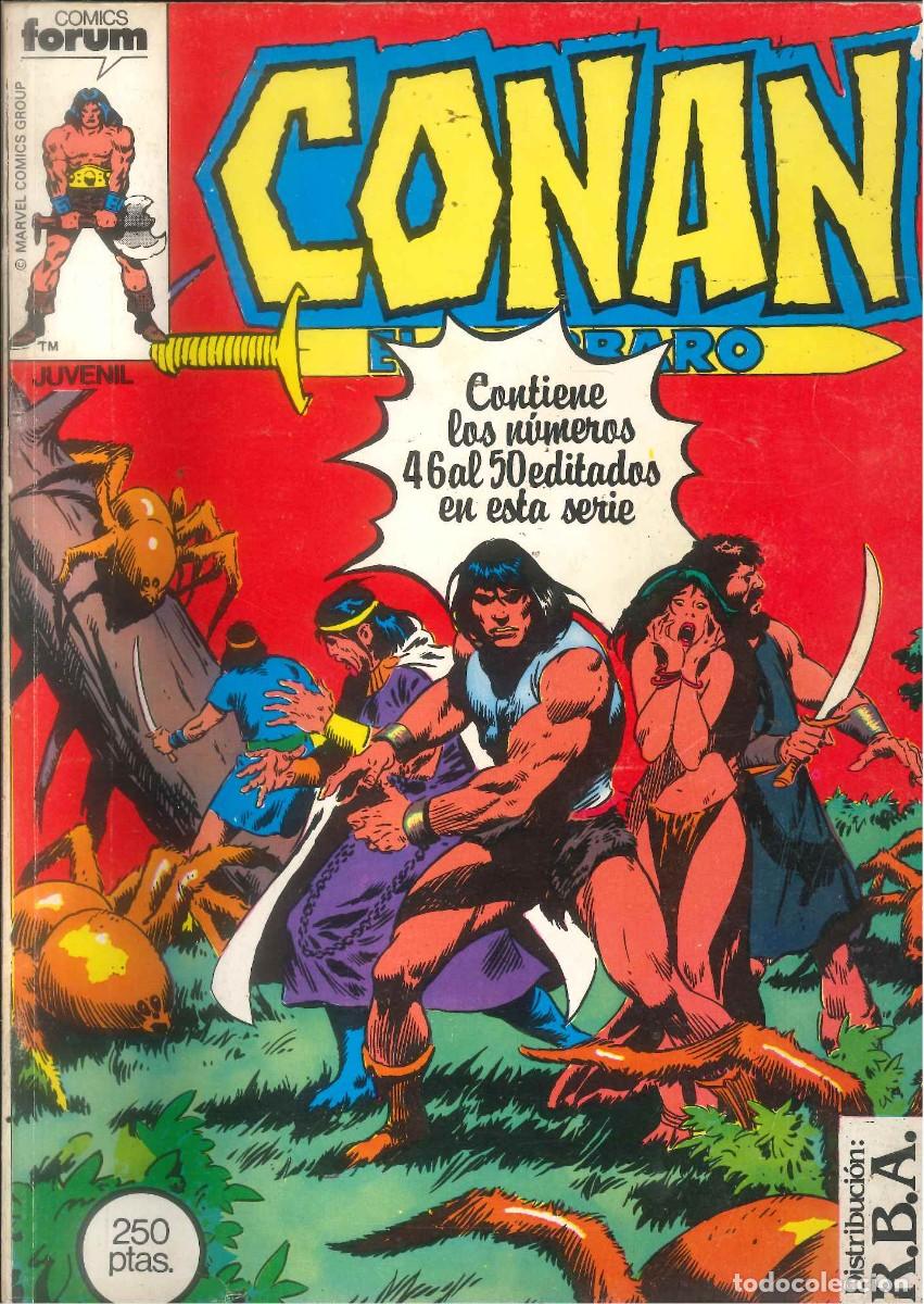Tebeos: CONAN EL BARBARO RETAPADO 46-47-48-49-50 - Foto 1