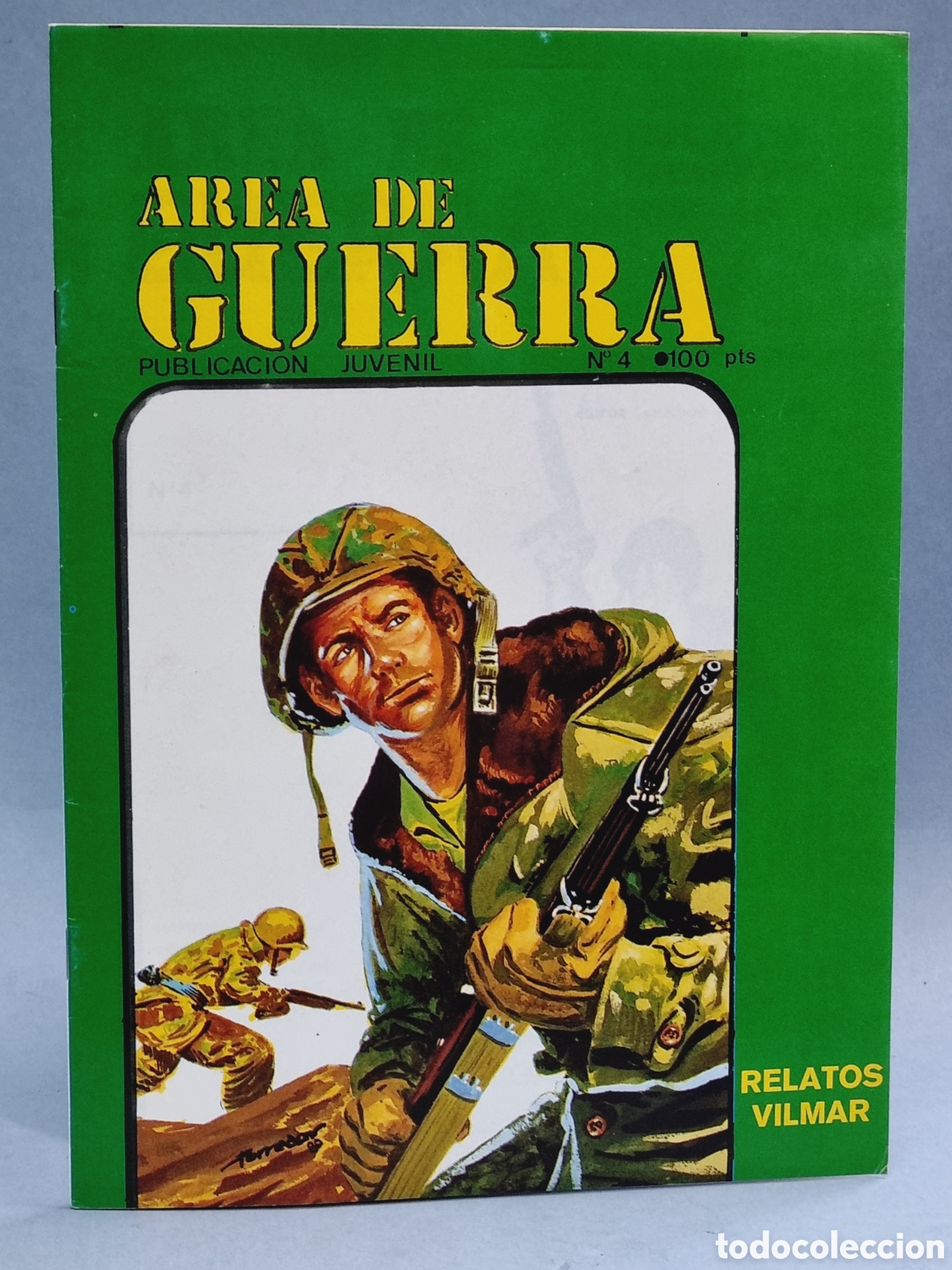 Tebeos: EXCELENTE ESTADO AREA DE GUERRA 4 EDICIONES VILMAR - Foto 1