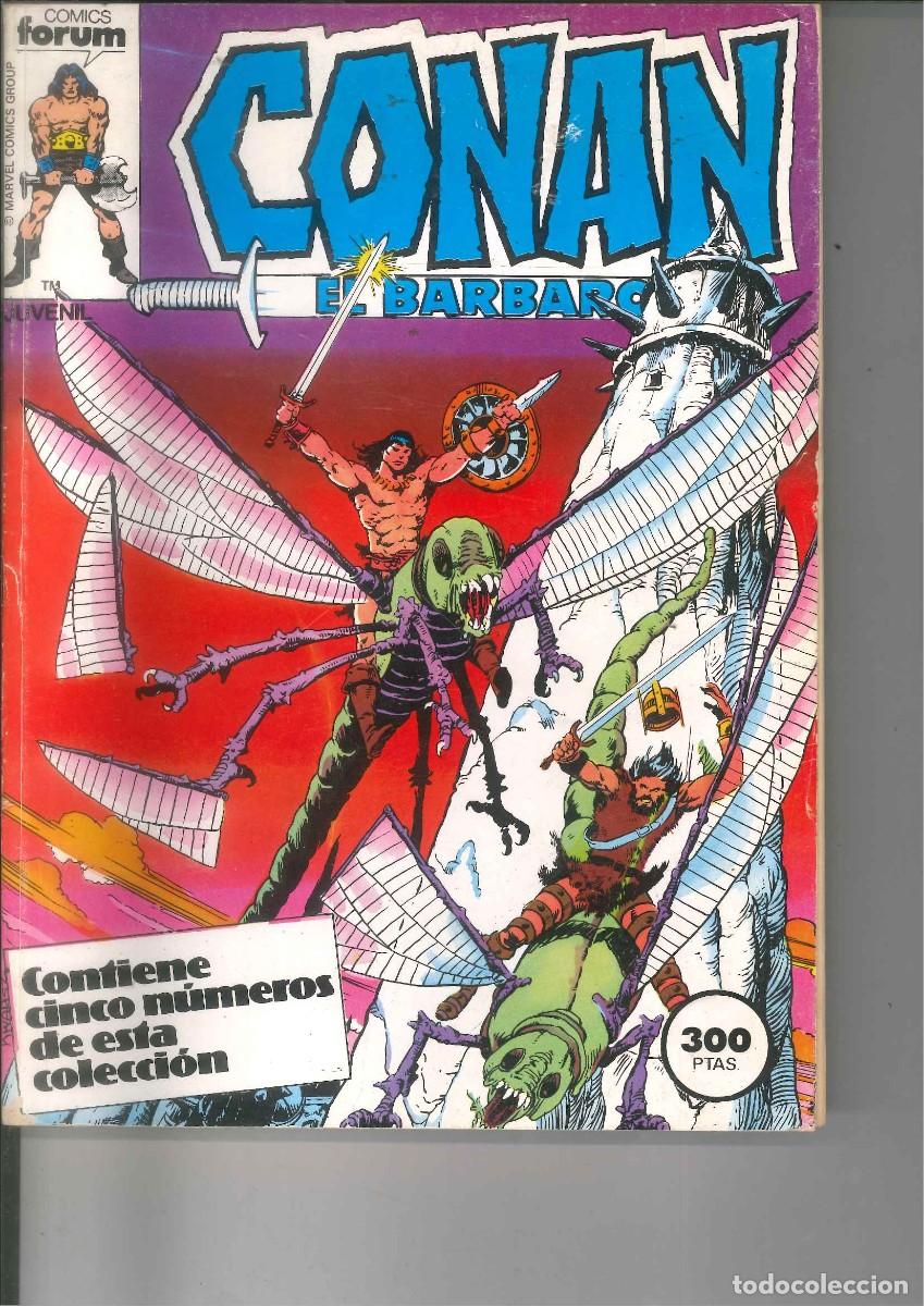 Tebeos: CONAN EL BARBARO FORUM RETAPADO 56-57-58-59-60 - Foto 1