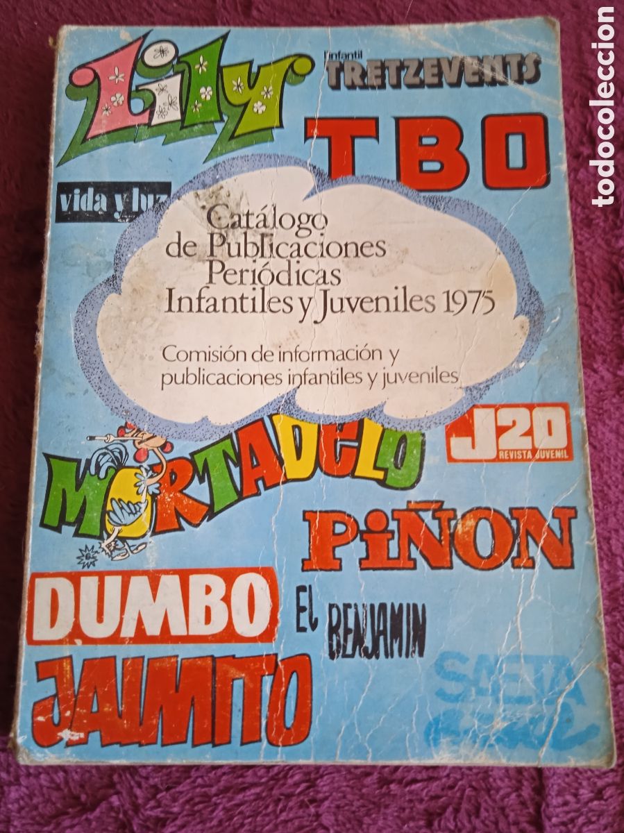Tebeos: CATALOGO DE PUBLICACIONES PERIODICAS INFANTILES Y JUVENILES 1975 MINISTERIO DE INFORMACION Y TURISMO