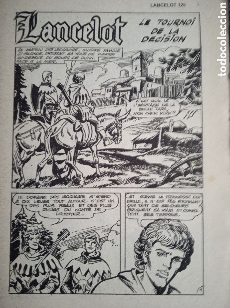 Tebeos: LANCELOT - COMIC EN FRANCES A&Ntilde;O 1980 - Foto 2