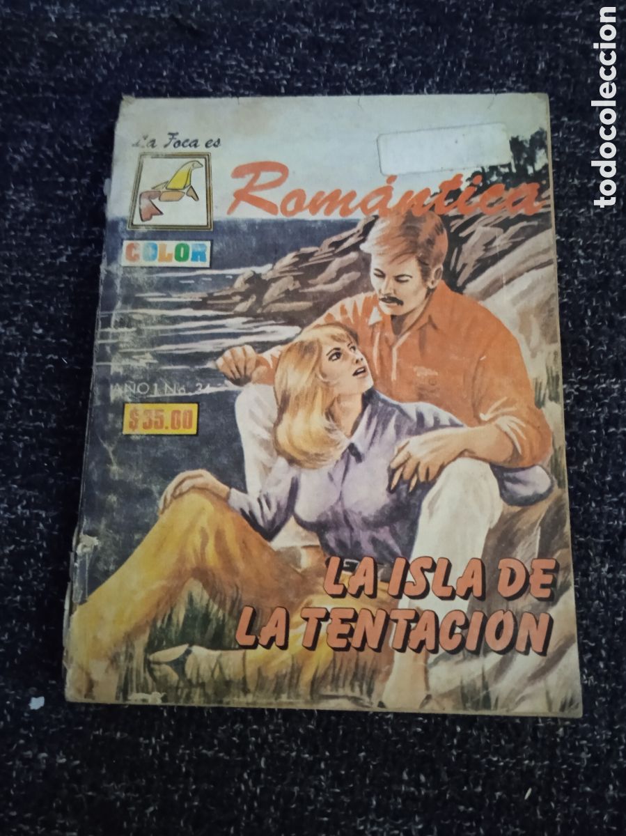 Comics: ROMANTICA COLOR N&ordm; 34 LA ISLA DE LA TENTACION -ED. LA FOCA A&Ntilde;OS 70 - NOVELAS EN COMIC