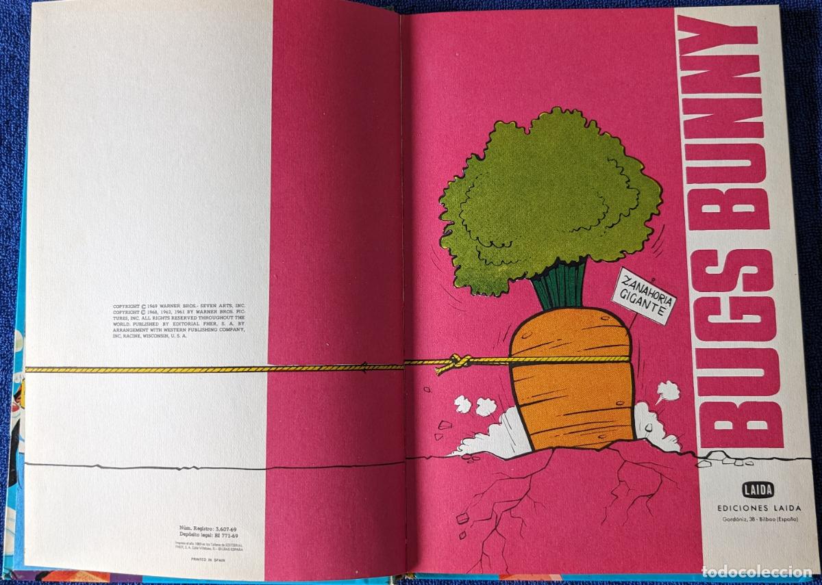 Tebeos: Bugs Bunny - Warner Bross - fher - Ediciones Laida (1969) - Foto 3