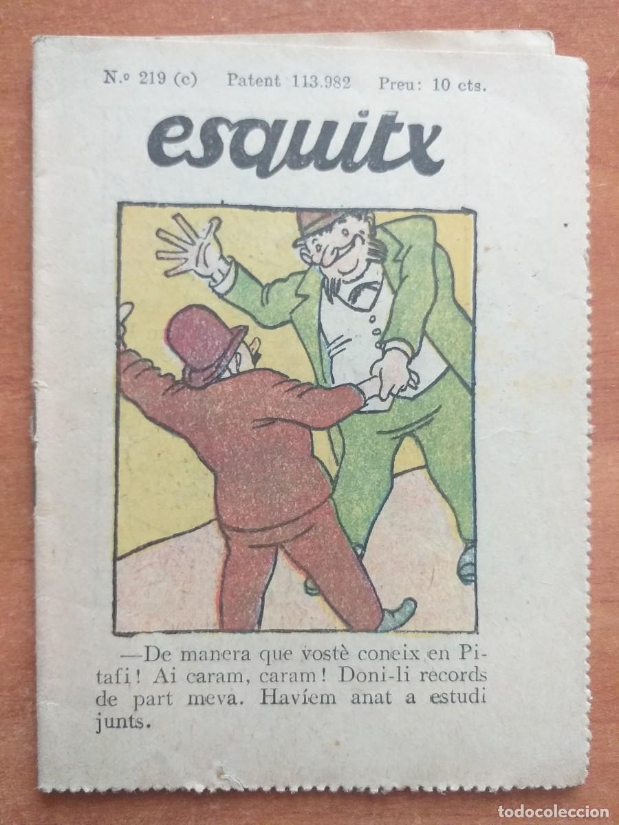 Tebeos: ESQUITX N&ordm; 219 C - DE MANERA QUE VOST&Eacute; .... - Foto 1