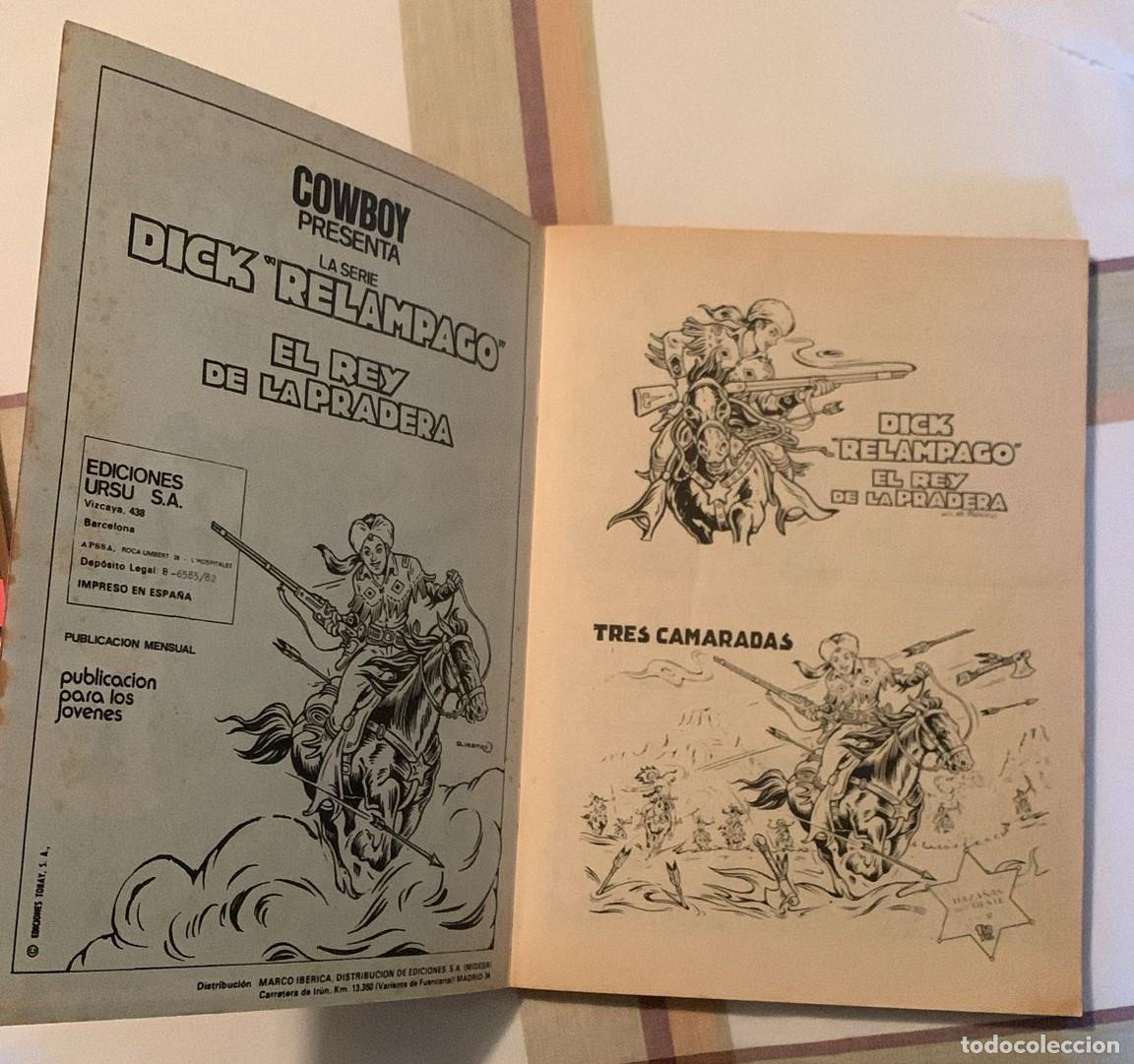 Tebeos: Dick &rdquo;Relampago&rdquo; El Rey de la Pradera - Coleccion completa - Ediciones Ursu - Foto 3