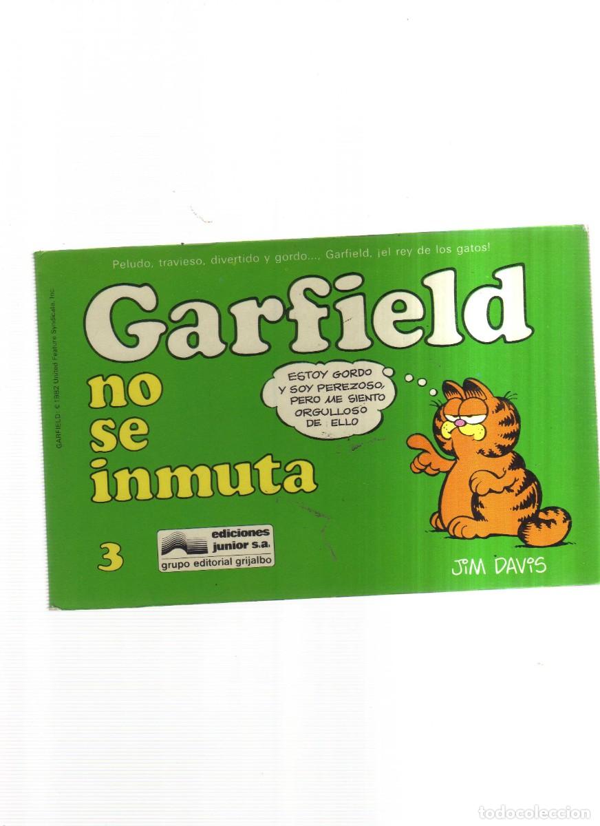 Tebeos: GARFIELD NO SE INMUTA 3 JIM DAVIS - Foto 1