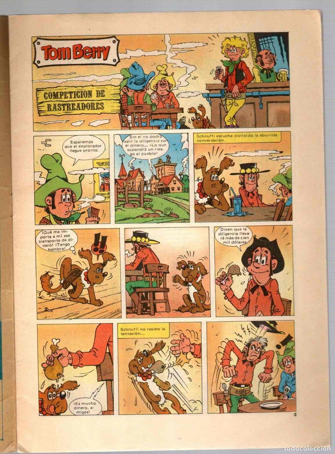 Tebeos: TOM BERRY N&ordm; 16 COMPETICION DE RASTREADORES. EDICIONES ALONSO 1975 - Foto 2