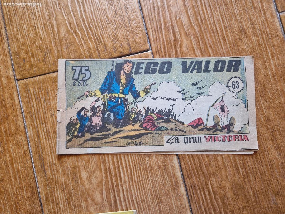 Tebeos: DIEGO VALOR N&ordm; 63 1&ordf; SERIE ORIGINAL EDITORIAL CID - Foto 1