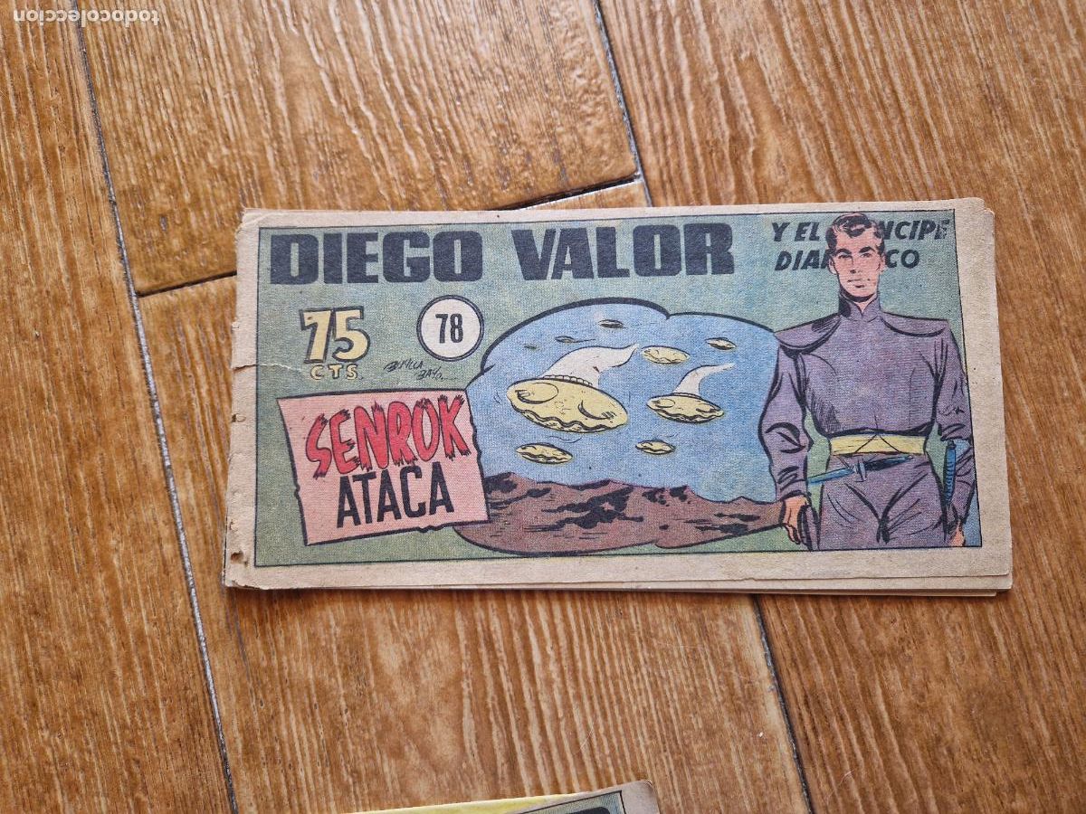 Tebeos: DIEGO VALOR N&ordm; 78 1&ordf; SERIE ORIGINAL EDITORIAL CID - Foto 1