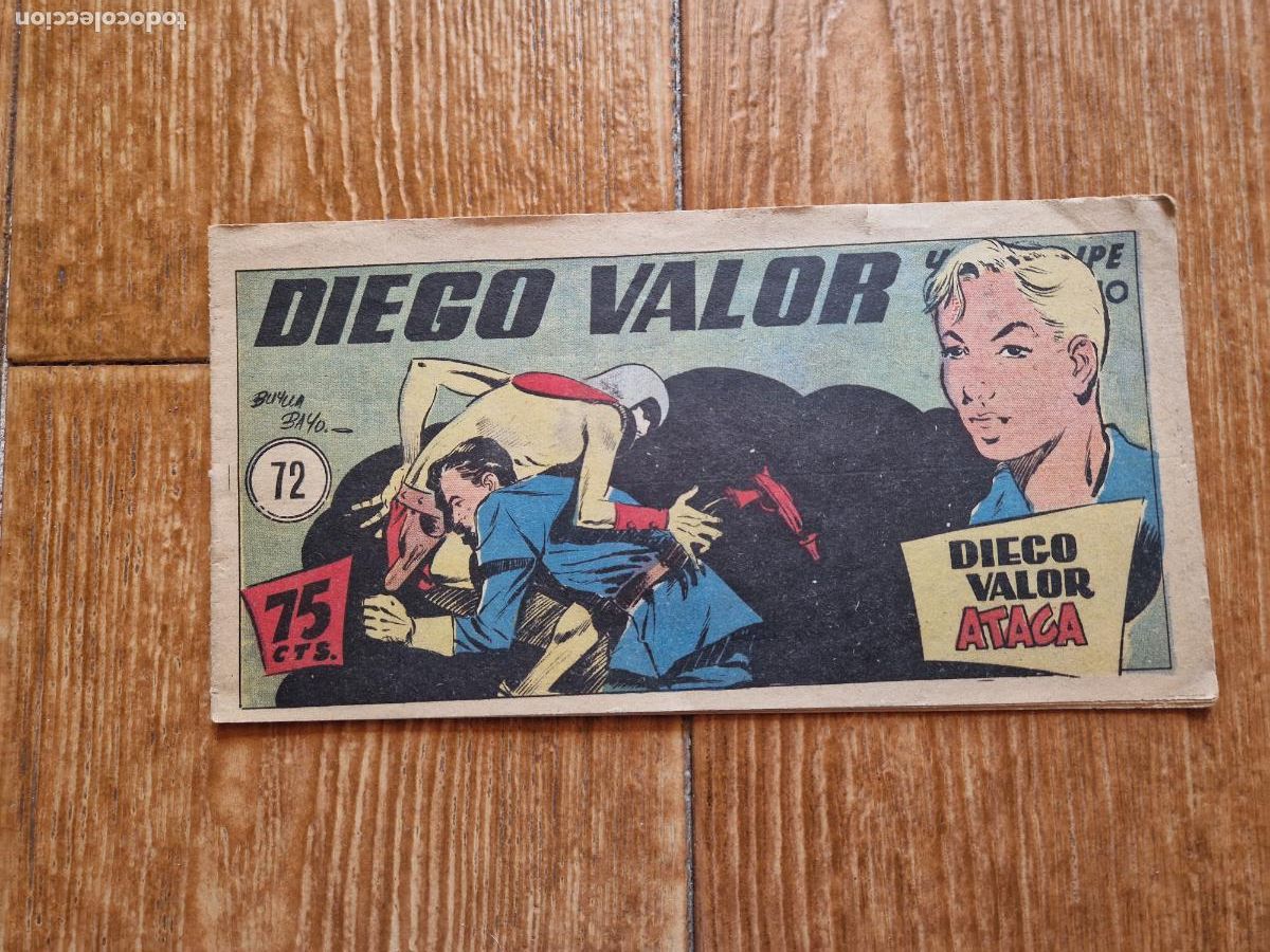 Tebeos: DIEGO VALOR N&ordm; 72 1&ordf; SERIE ORIGINAL EDITORIAL CID - Foto 1