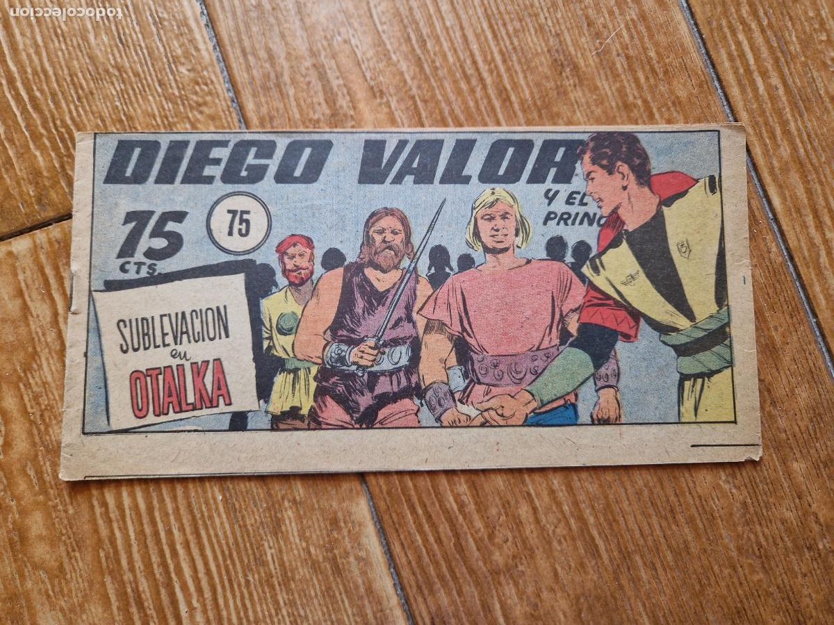 Tebeos: DIEGO VALOR N&ordm; 75 1&ordf; SERIE ORIGINAL EDITORIAL CID - Foto 1