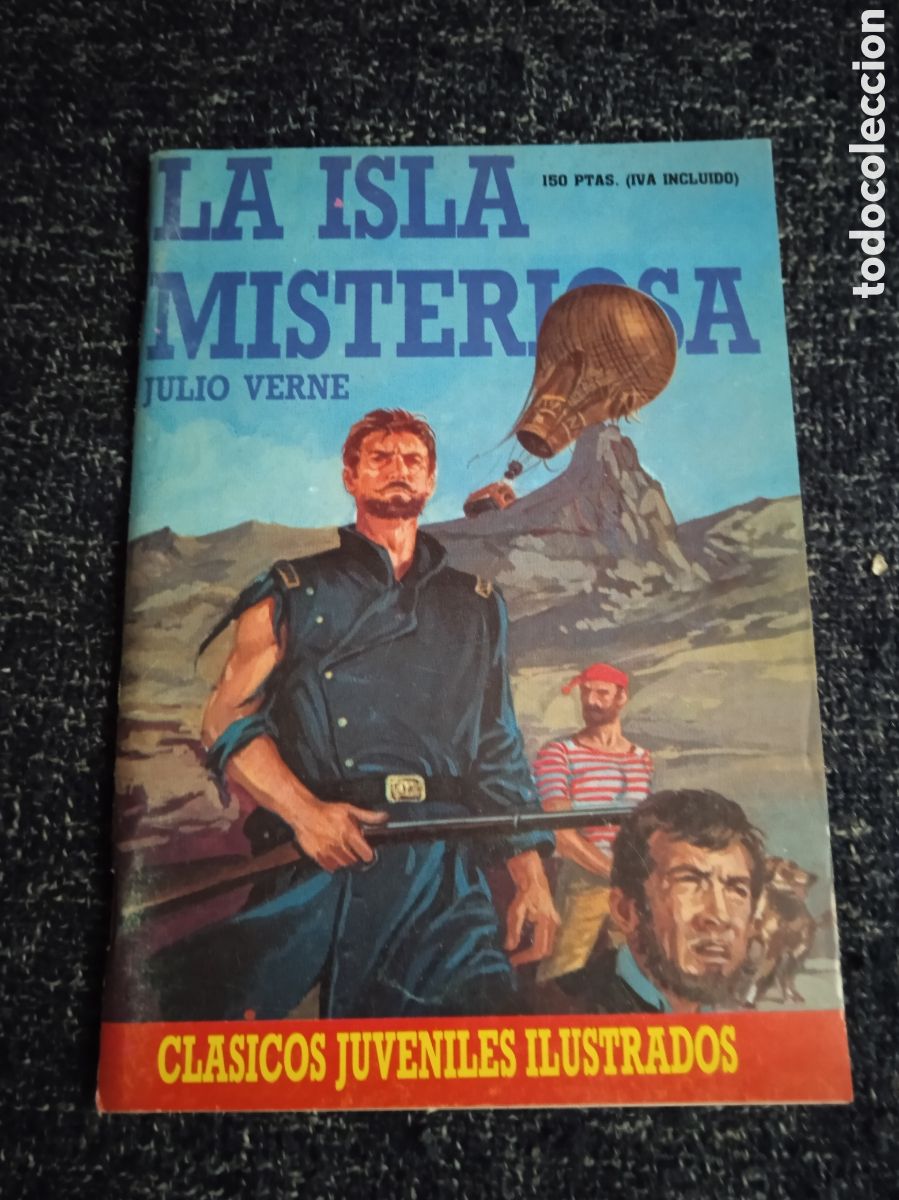 Tebeos: LA ISLA MISTERIOSA - JULIO VERNE - EN VI&Ntilde;ETAS - Foto 1