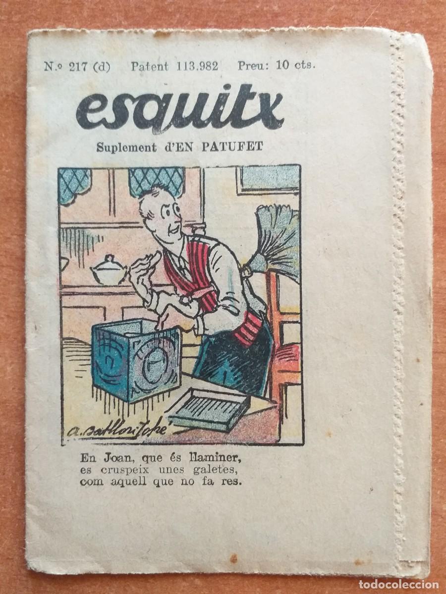 Tebeos: ESQUITX N&ordm; 217 (C) - EN JOAN, QUE ES LLAMINER .... - Foto 1