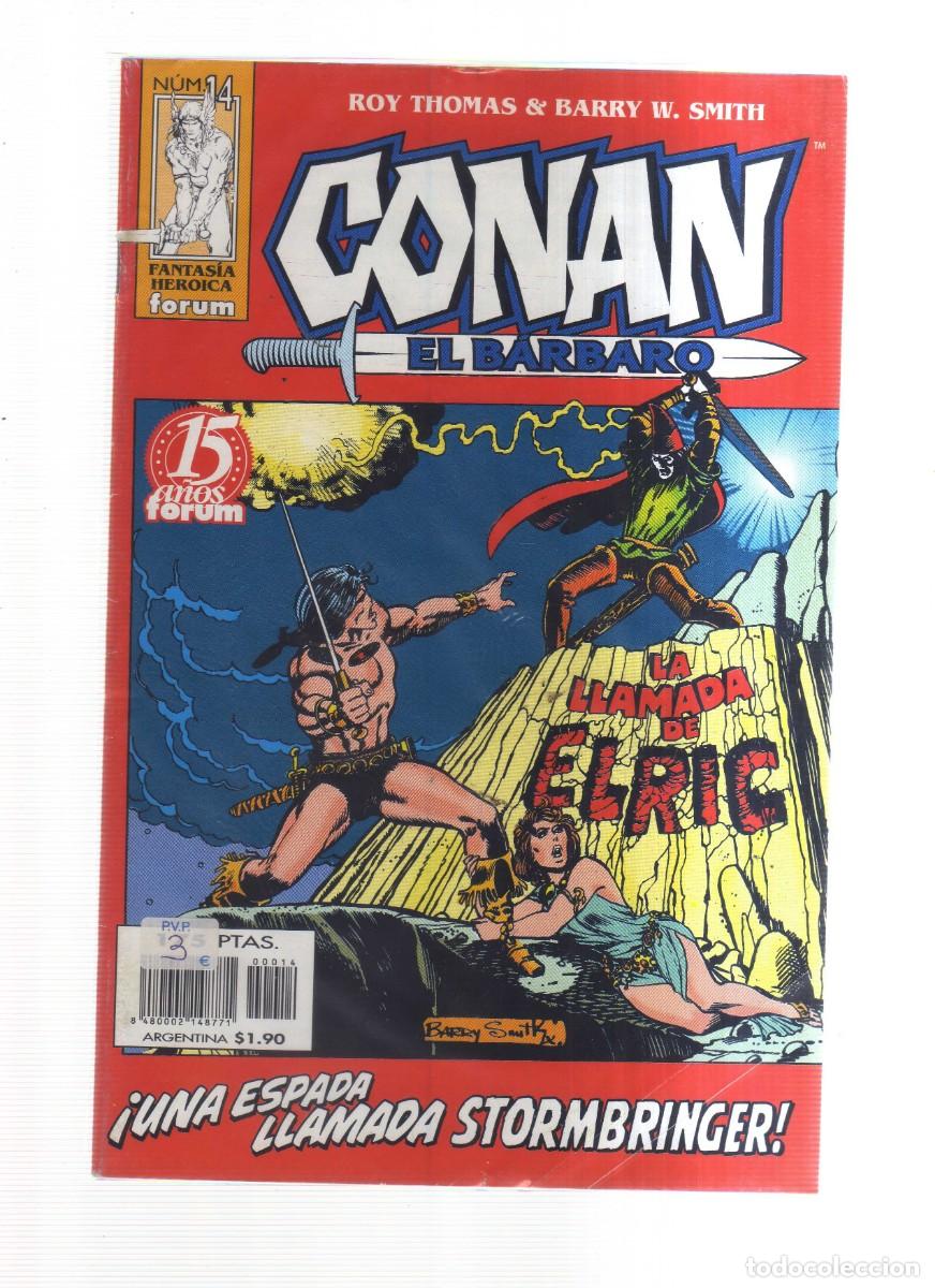 Tebeos: CONAN EL BARBARO ROY THOMAS N,14 - Foto 1