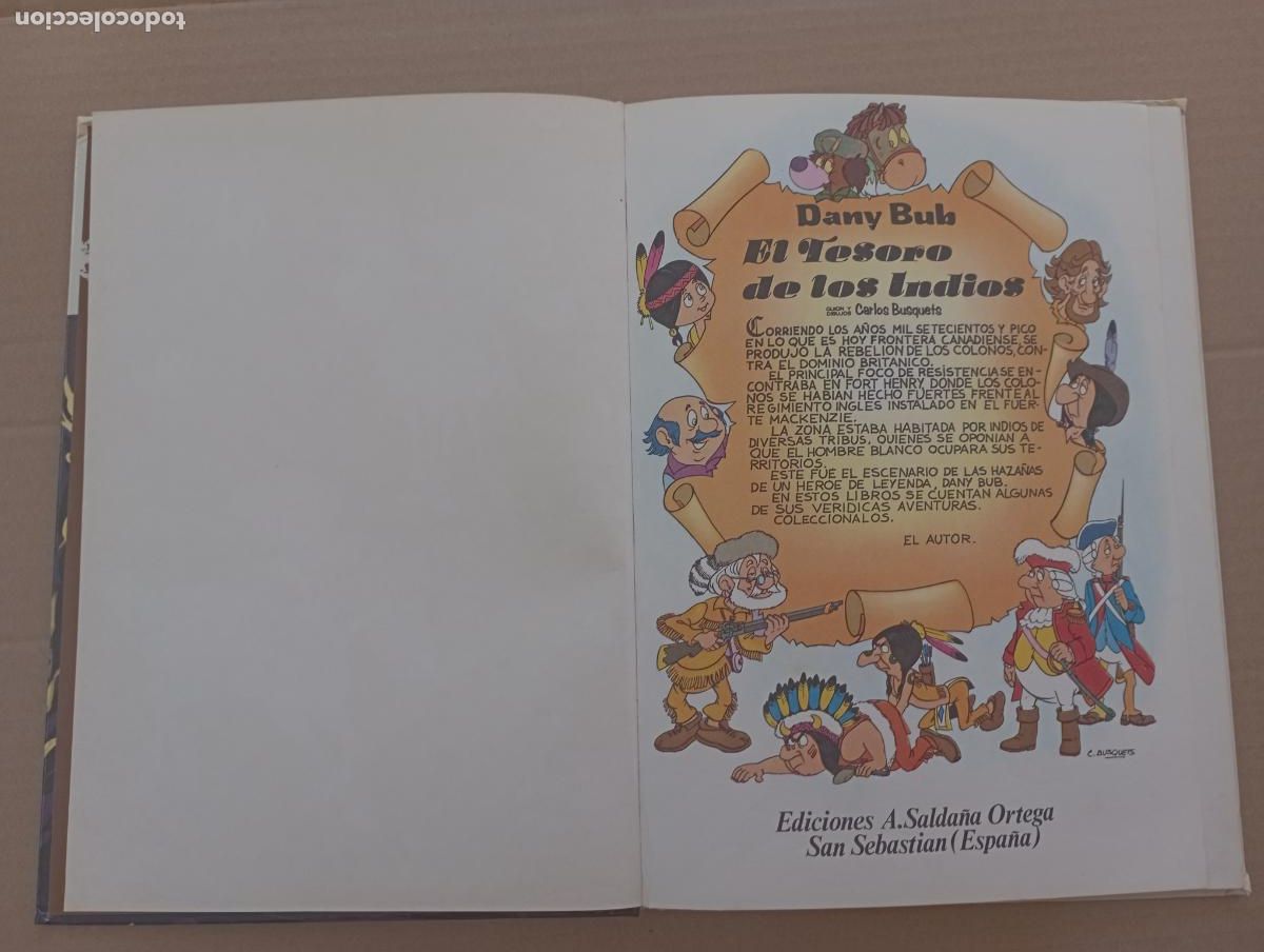 Tebeos: Dany Bub N&ordm; 3- el tesoro de los indios - CARLOS BUSQUETS - 1981 EDICIONES SALDA&Ntilde;A - Foto 6