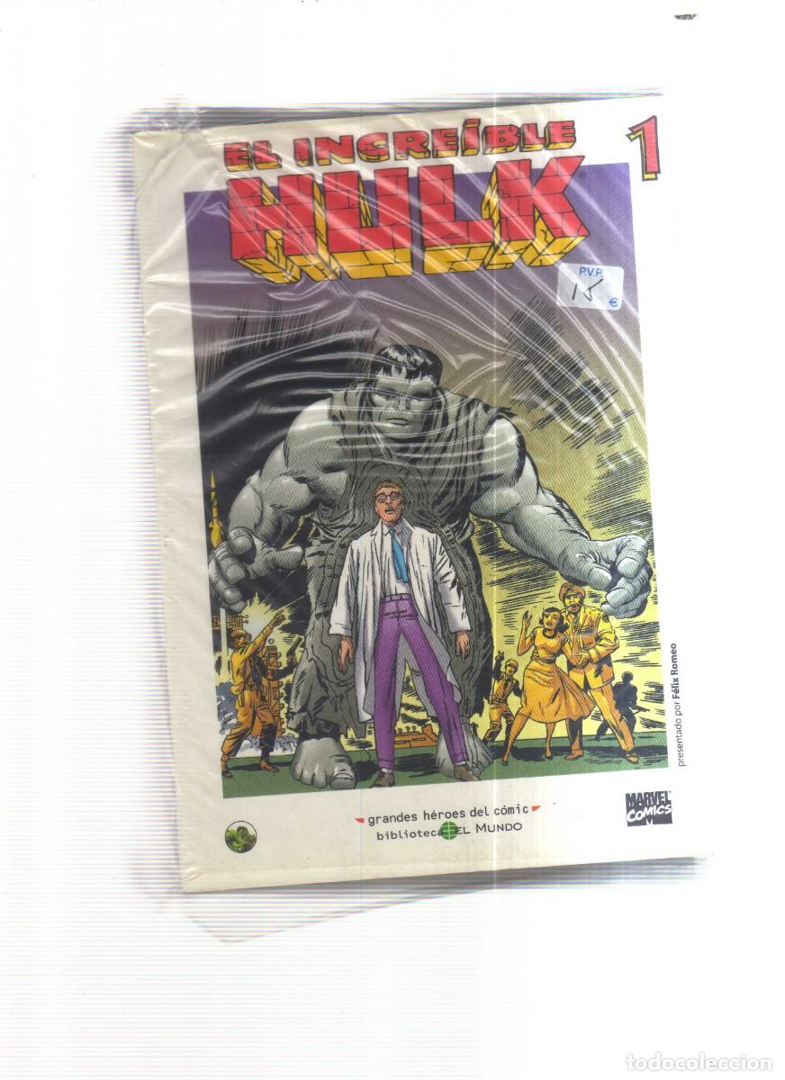 Tebeos: HULK EL INCREIBLE TRES EJEMPLARES BIBLIOTECA EL MUNDO COMPLETA - Foto 1