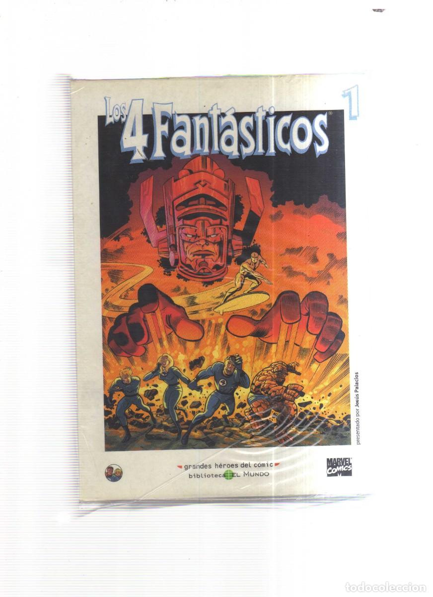 Tebeos: LOS 4 FANTASTICOS BIBLIOTECA MARVEL 3 EJEMPLARES COMPLETA - Foto 1