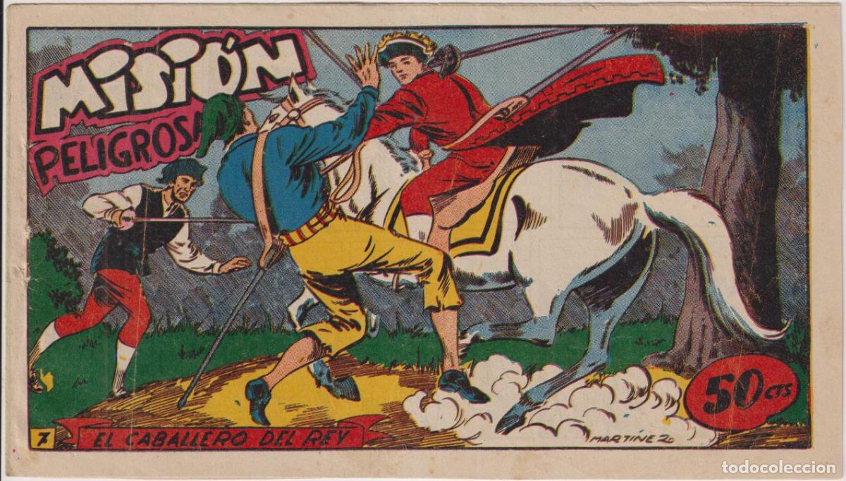 Tebeos: El Caballero del Rey n&ordm; 7. Marco 1954. RARO - Foto 1