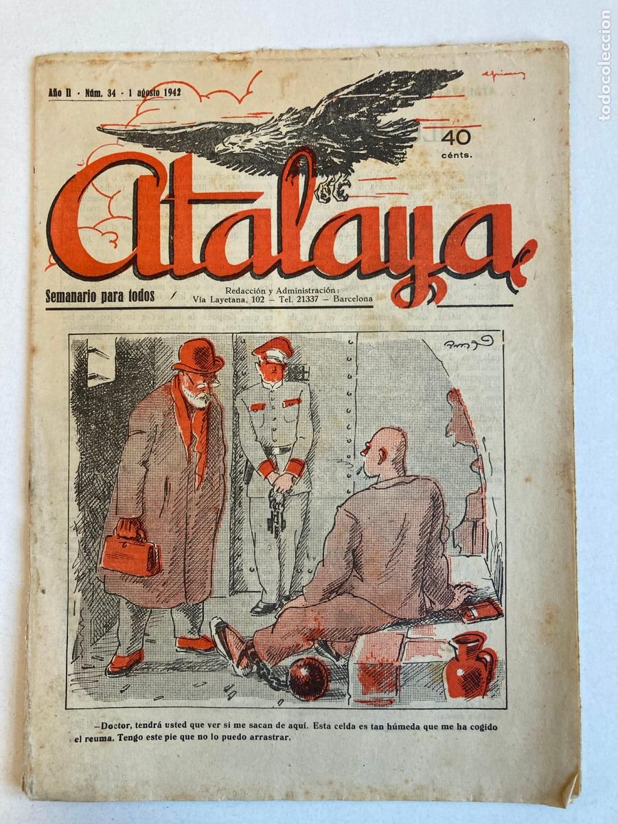 Tebeos: ATALAYA N&ordm;34, A&Ntilde;O 1942 - Foto 1