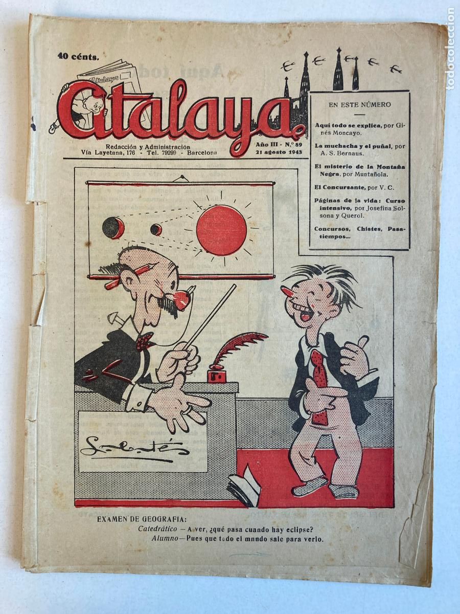 Tebeos: ATALAYA N&ordm;89, A&Ntilde;O 1943 - Foto 1
