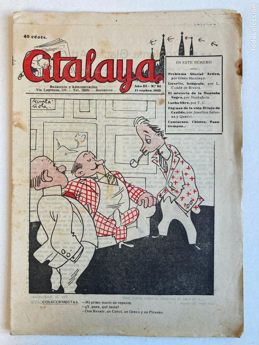Tebeos: ATALAYA N&ordm;94, A&Ntilde;O 1943 - Foto 1