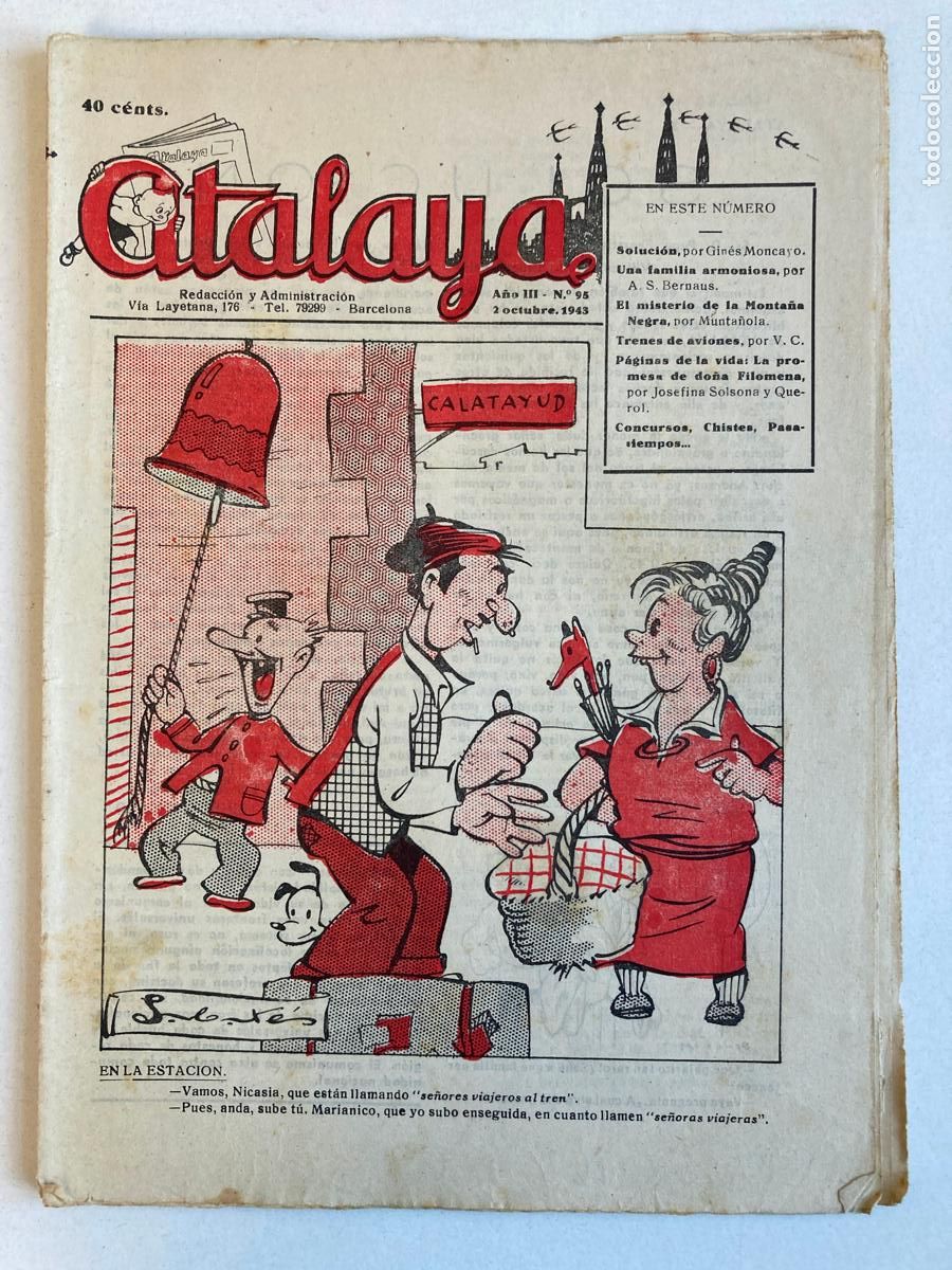 Tebeos: ATALAYA N&ordm;95, A&Ntilde;O 1943 - Foto 1