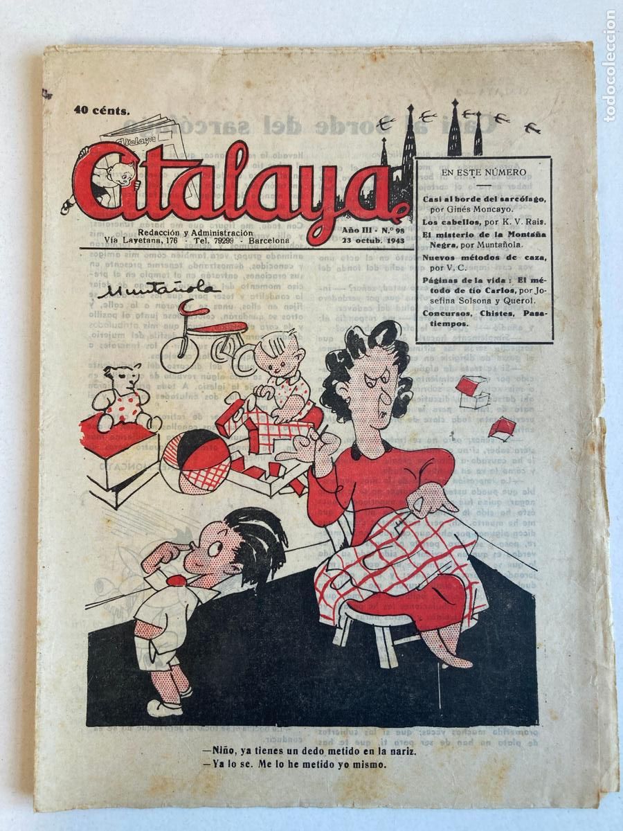 Tebeos: ATALAYA N&ordm;98, A&Ntilde;O 1943 - Foto 1
