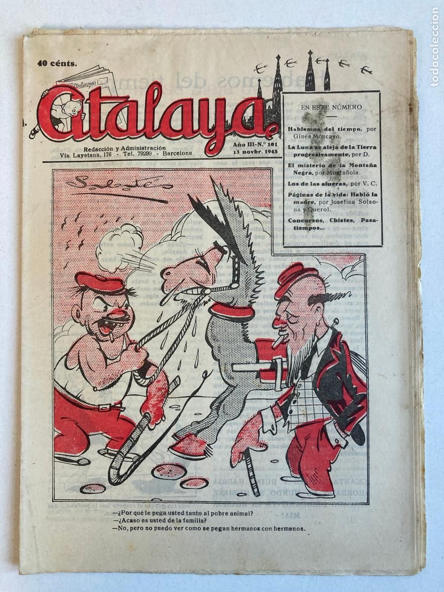 Tebeos: ATALAYA N&ordm;101, A&Ntilde;O 1943 - Foto 1