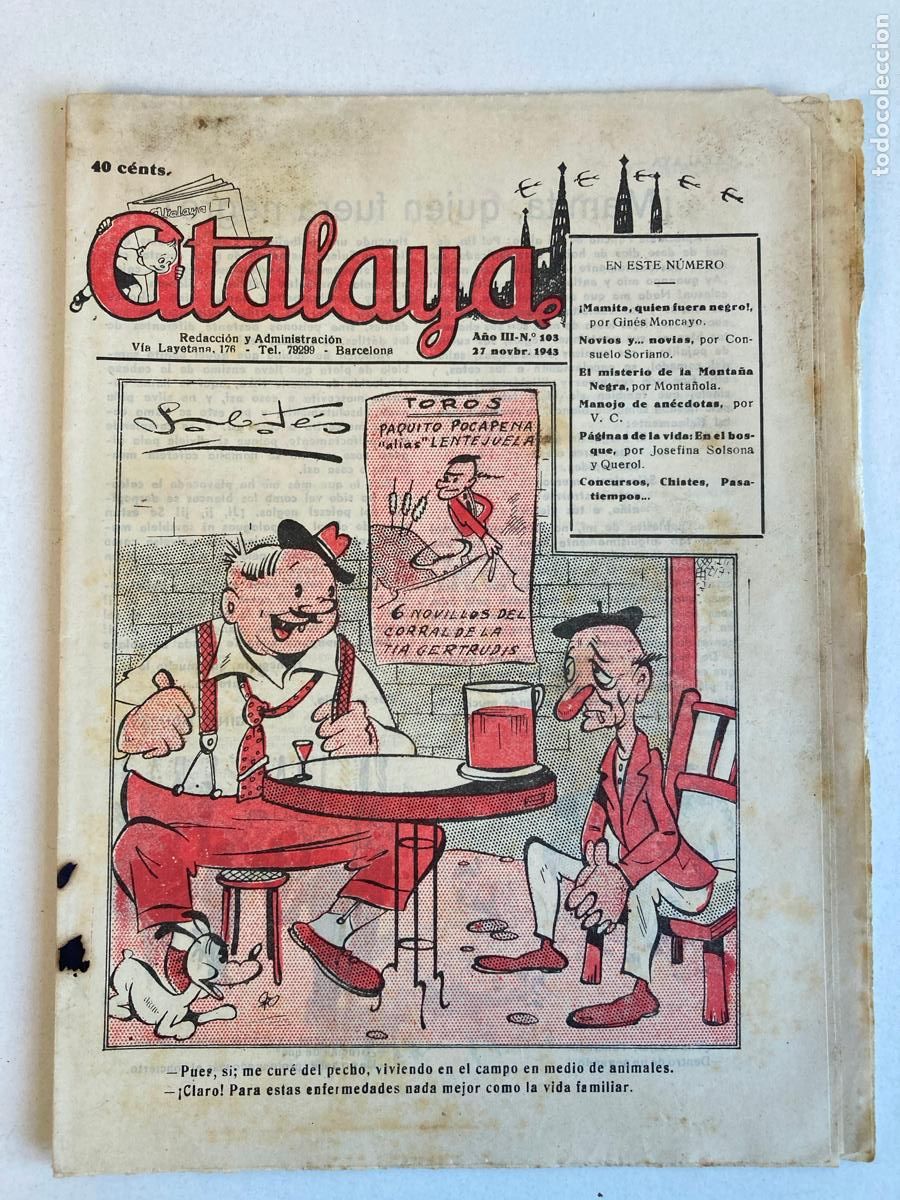 Tebeos: ATALAYA N&ordm;103, A&Ntilde;O 1943 - Foto 1