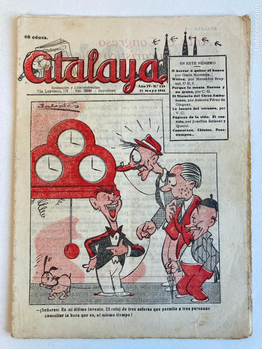Tebeos: ATALAYA N&ordm;129, A&Ntilde;O 1944 - Foto 1