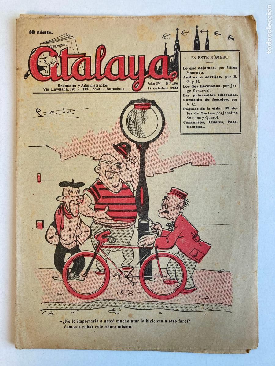 Tebeos: ATALAYA N&ordm;150, A&Ntilde;O 1944 - Foto 1