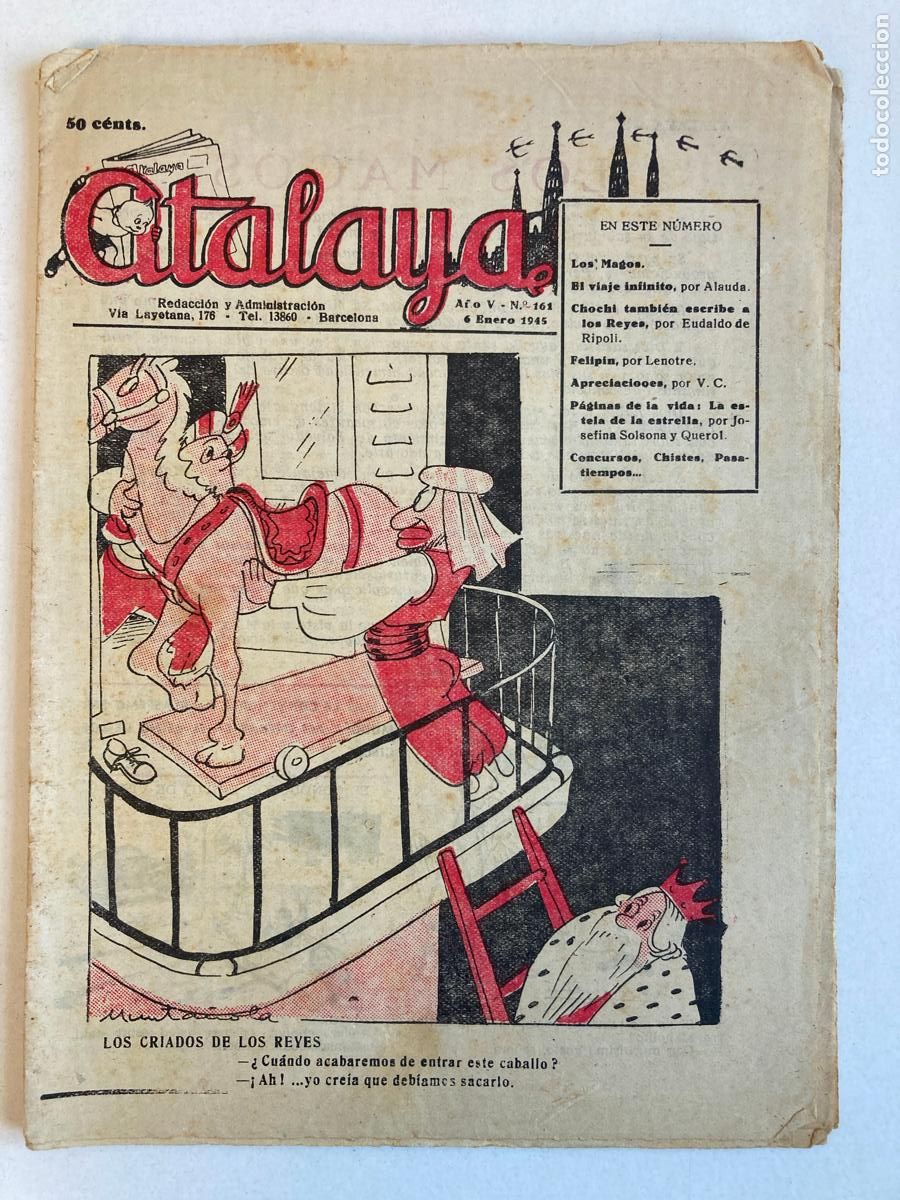 Tebeos: ATALAYA N&ordm;161, A&Ntilde;O 1945 - Foto 1