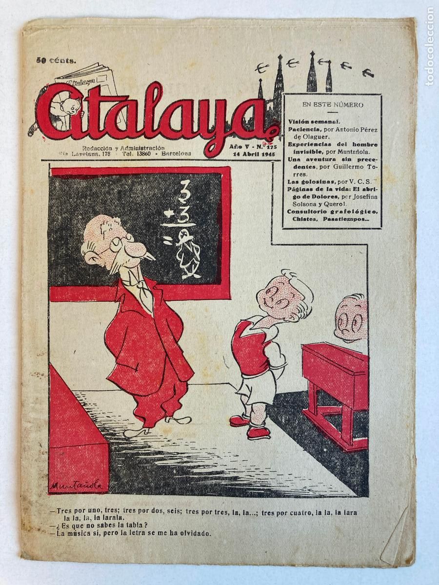 Tebeos: ATALAYA N&ordm;175, A&Ntilde;O 1945 - Foto 1