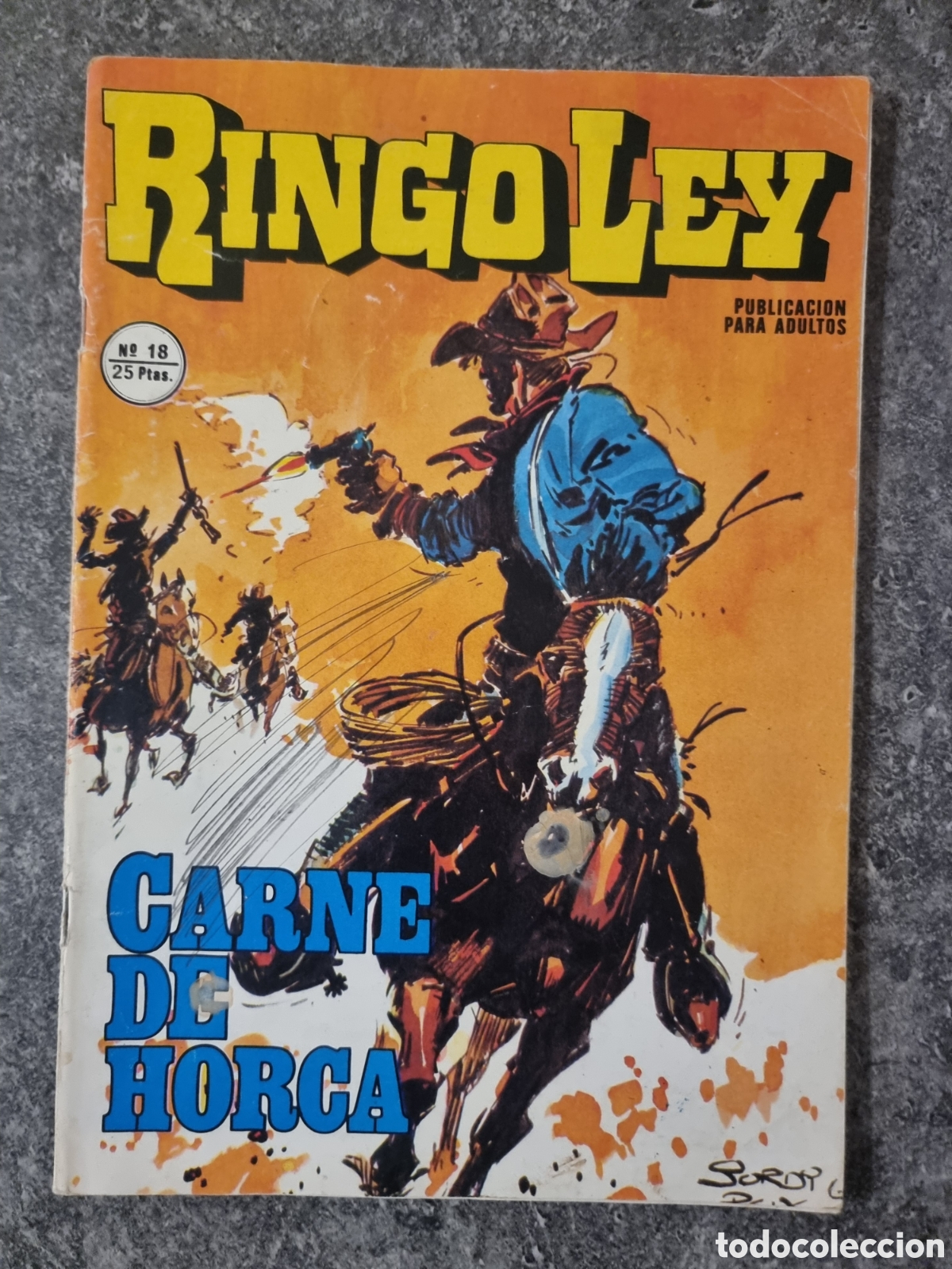 Tebeos: RINGO LEY N&ordm; 18 - CARNE DE HORCA - EDICIONES ALONSO - Foto 1