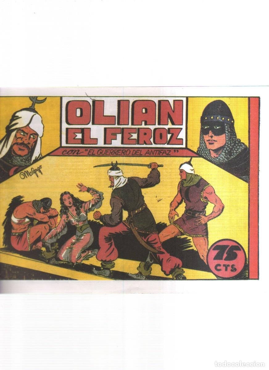 Tebeos: OLIAN EL FEROZ CON EL GUERREO DEL ANTIFAZ REEDICION