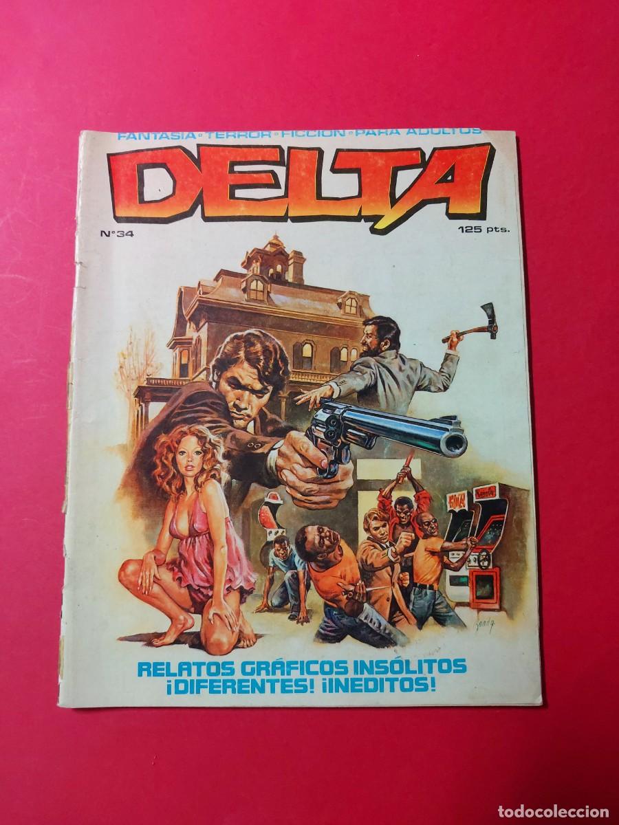 Tebeos: Delta N&ordm; 34 Ediciones Delta 1980 Ref C16 - Foto 1
