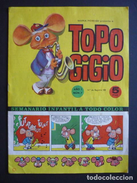 Tebeos: TOPO GIGIO N&ordm; 7 EDITORIAL SEMIC - Foto 1