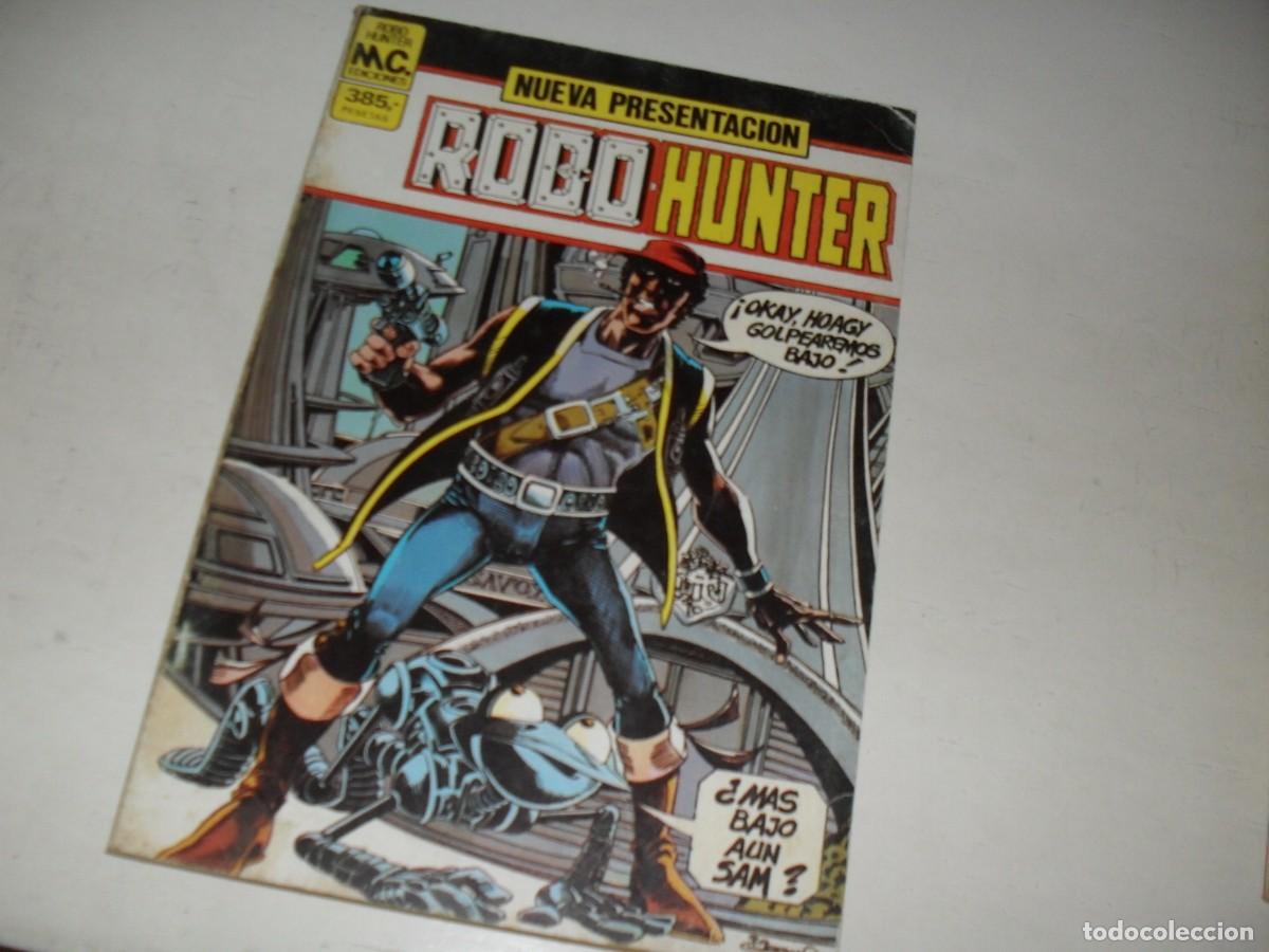 Tebeos: ROBO HUNTER RETAPADO CON N&ordm; 1 AL 4,CON SUS CUBIERTAS 1986,(TEBEOS DE IPC),NO REEDITADO.