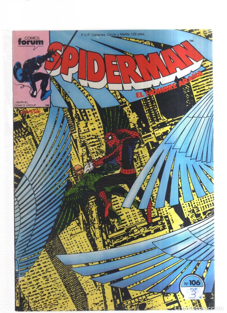 Tebeos: SPIDERMAN EL HOMBRE ARA&Ntilde;A FORUM N,106 - Foto 1